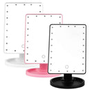 Espelho 16 Leds De Mesa Maquiagem Rotação Touch Screen SHINE