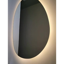 Espelho Orgânico Led Moderno com Suporte para Fixação – Espelho Decorativo para Ambientes Internos