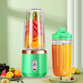 Mini Liquidificador Portátil 400ML USB 6 Lâminas Mixer Elétrico para Suco Smoothie Shake Whey e Vitaminas