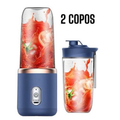 Mini Liquidificador Portátil 400ML USB 6 Lâminas Mixer Elétrico para Suco Smoothie Shake Whey e Vitaminas