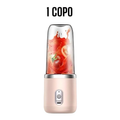 Mini Liquidificador Portátil 400ML USB 6 Lâminas Mixer Elétrico para Suco Smoothie Shake Whey e Vitaminas