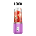 Mini Liquidificador Portátil 400ML USB 6 Lâminas Mixer Elétrico para Suco Smoothie Shake Whey e Vitaminas