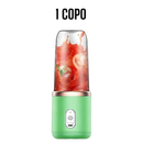 400ML 6 Lâminas Espremedor Elétrico Mini Liquidificador Portátil De Suco De Alimentos Misturador Leite Smoothie