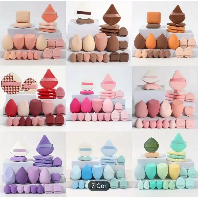 Kit 12/20 Esponjas para Maquiagem Multifuncional 024-145/146