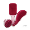 Kit 3 Escovas Anti Frizz com Escova Flexível e Massageador Capilar
