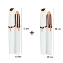 Caneta Depiladora Sobrancelha + Depilador de Rosto Buço Facial Indolor Batom Portátil