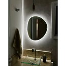 Espelho Orgânico Led Moderno com Suporte para Fixação – Espelho Decorativo para Ambientes Internos