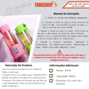 Mini Liquidificador Portátil Shake 6 Laminas + Cabo USB