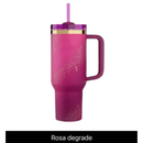 Garrafa Térmica Estampada 1200ml em Inox com Tampa e Canudo