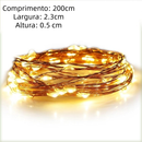 15 Unidade Fio De Led Fio Fada Cordão De Luzes Natal E Festa Luzes nterna Festas Presentes De Decoração 2m LEDs Pilha