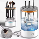 Limpador Automático Escova Limpadora 3 em 1 Elétrica Automática Para Maquiagem Secador e Suporte