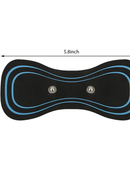 Kit 2 Mini Massageador Elétrico EMS Portátil para Pescoço Cervical Corpo Alívio de Dores Muscular