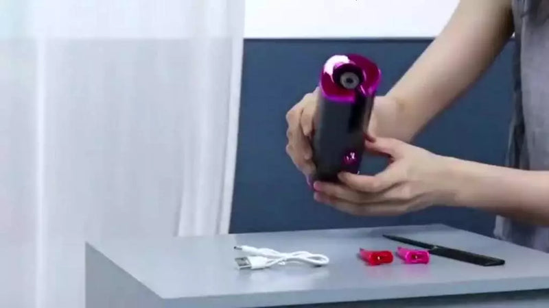 Modelador De Cachos Ferro Automático Sem Fio Com Bateria Recarregável Embutida Cerâmica