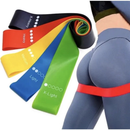 Kit 5 Mini Band Elástico de Treino + Extensor Funcional Academia Yoga Pilates Fisioterapia em Casa