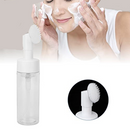Frasco Pump Espumador Para Limpeza Facial Skin Care Com Escova De Silicone Portátil Para Viagem