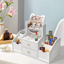 Organizador De Maquiagem Com Espelhos Com 2 Gavetas
