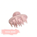 Massageador Capilar de Silicone Beauty Flash Escova Massageadora Couro Cabeludo Banho Cabelo Shampoo