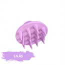 Escova Massageadora Capilar de Silicone para Limpeza do Couro Cabeludo