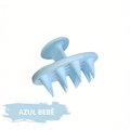 Escova Massageadora Capilar de Silicone para Limpeza do Couro Cabeludo